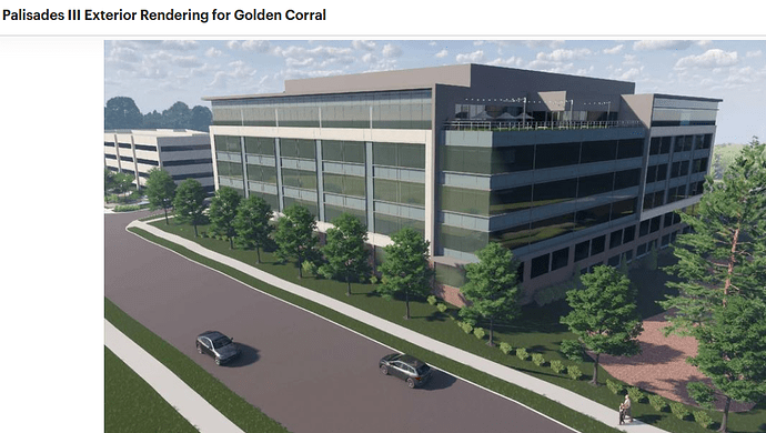 Golden Corral to move Raleigh headquarters to new Palisades development near PNC