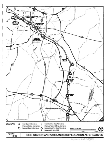 TTA Regional Rail Phase 1 Yard Options A