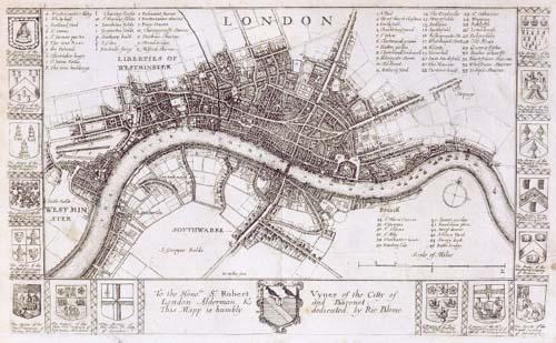 London_-_Richard_Blome's_map_of_1673