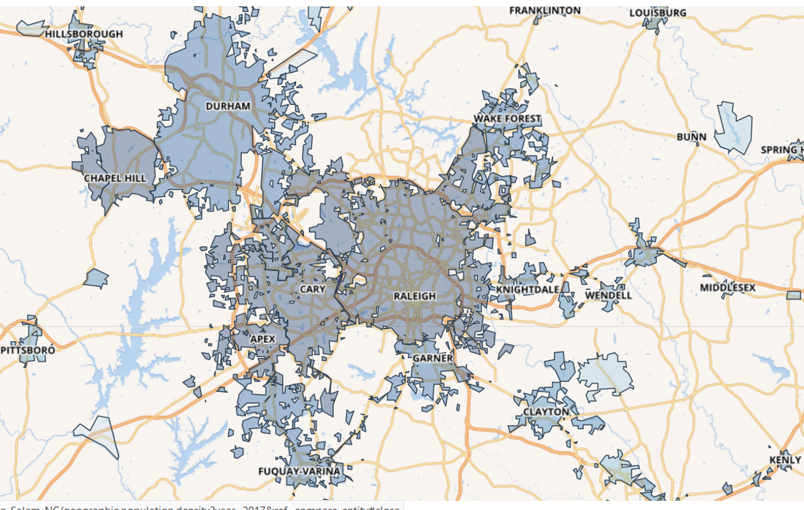 Raleigh and Statistical Area Population The Pub DTRaleigh Community
